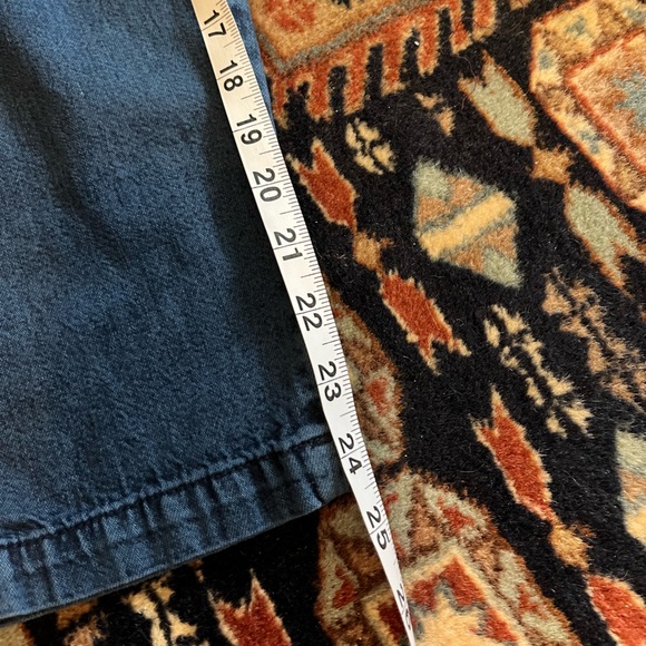 Joie two piece set denim jogger pants puff sleeve top chambray Canadian tuxedo S - Picture 11 of 15